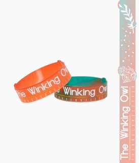[ The Winking Owl ] Thanks Rubber Bracelet