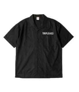[TRIPLE AXE] OPEN COLLAR SHIRT